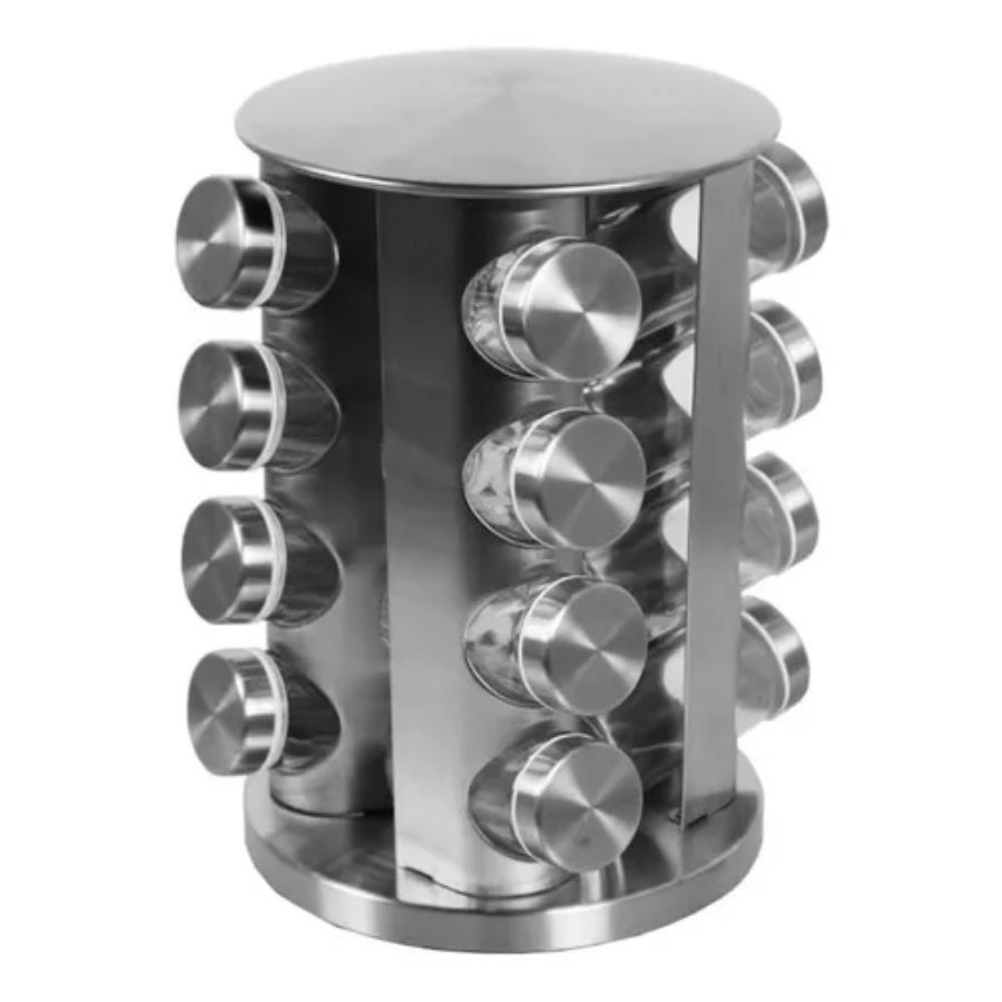 Miniatura 2 de Soporte Giratorio Plateado De Acero X16